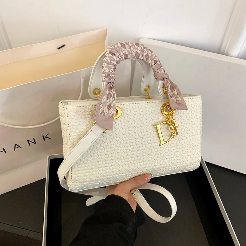 Luxury Leather Tote Bag for Ladies - Water-Resistant Designer Inspired Handbag with Interior Organizer