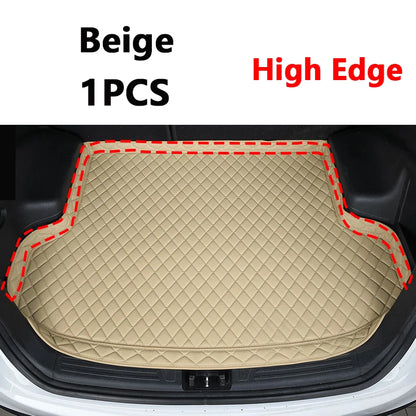 For MG HS EHS MK2 2024 2025 2026 Leather Car Trunk Mat Anti-dirty Cargo Storage Pad Cushion Boot Carpet Car Interior Accessories