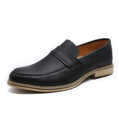 Spring New Men's Leather Shoes Formal Dress Business Leather Shoes Banquet Men's Shoes