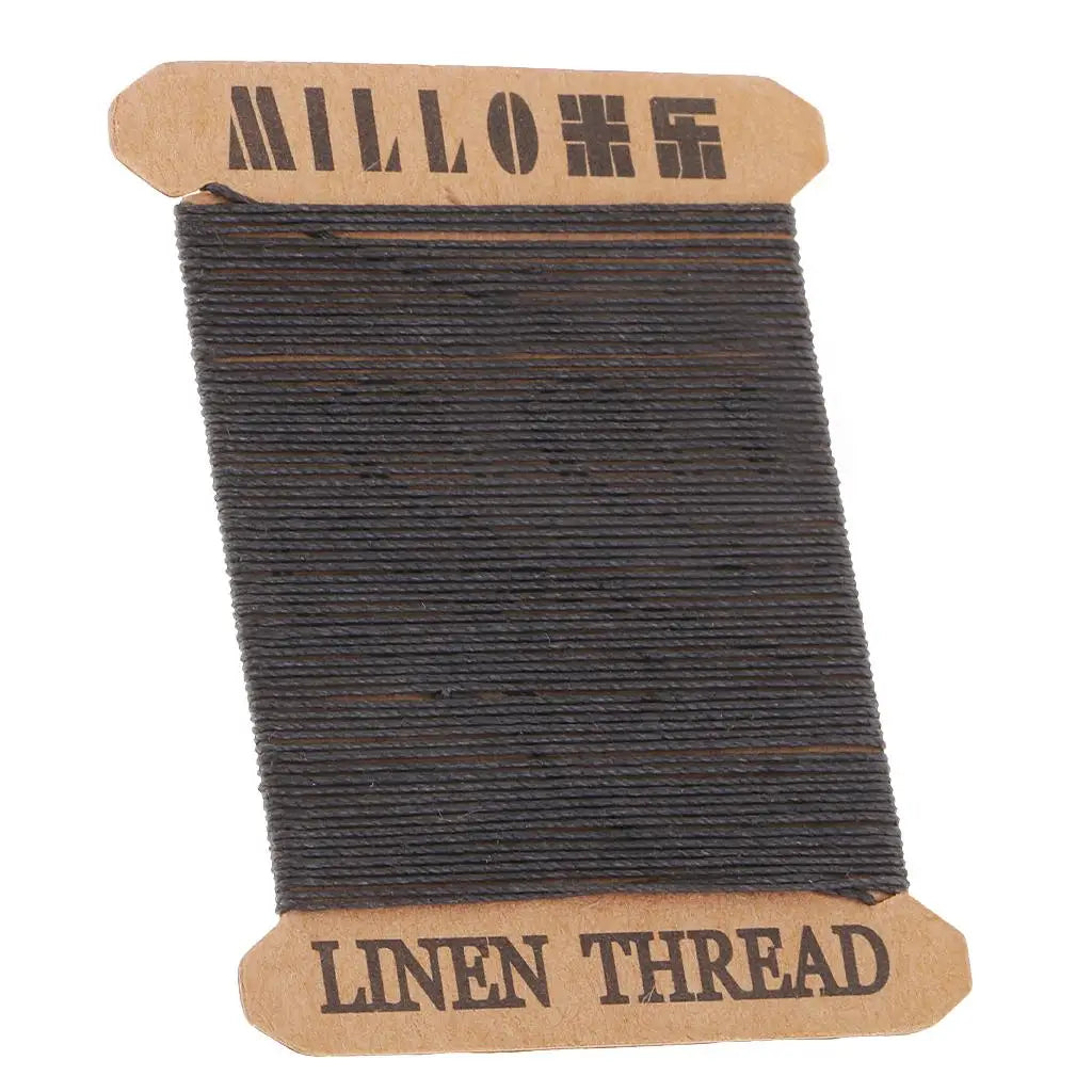Waxed Linen Thread for Hand Sewing Bags Leather Crafts Jewelry Making Tools Manual Stitching and Repair Sewing Yarn