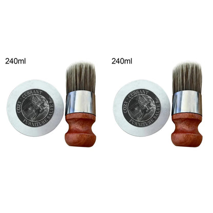 4/8oz Leather Salve All-Natural Polishing Treatment Leather Cream Conditioner Universal Conditioner for Car Interiors Furniture