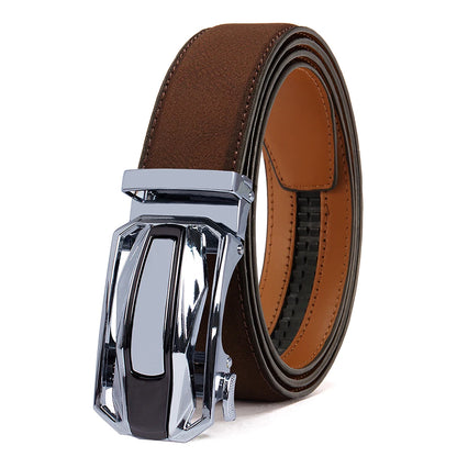 Men Leather Belt Automatic Buckle High Quality Male Leather Strap Luxury Jeans for Men Men Accessori