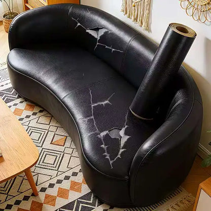 Self Adhesive Faux Leather Repair Sheet Waterproof Wear Resistant PU Leather Sticker DIY Refurbish for Sofa Couch Car Seat Chair
