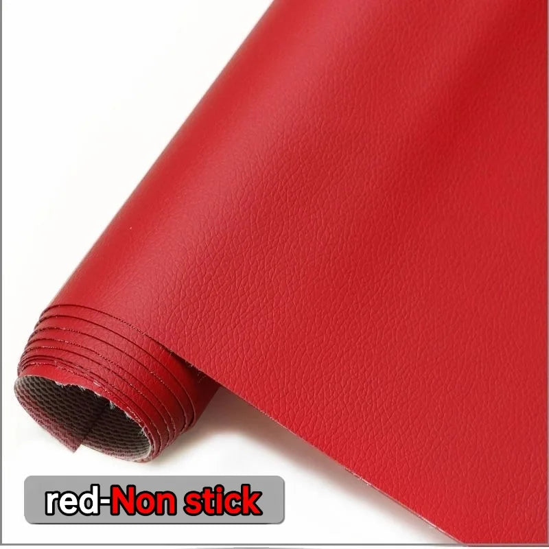 Non-stick  Faux Leather Fabric Soft Synthetic PU Fabric Material DIY Crafts Leather Sofa Upholstery Renovation 50/100/200*160cm