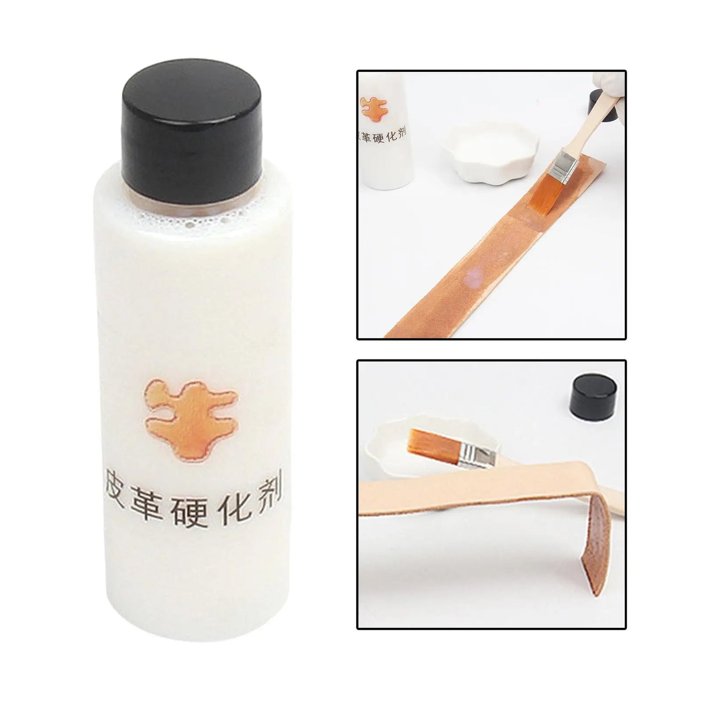 Leather Hardener Leathercraft DIY Shaping Gel Reinforcing 100ml Craft Paste