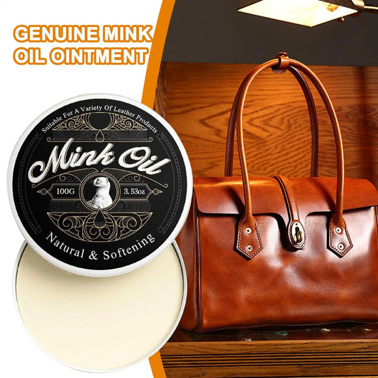 100g Leather Care Cream Paste Natural Leather Conditioner Genuine leather mink cream care oil Refurbishing Restoration Agent