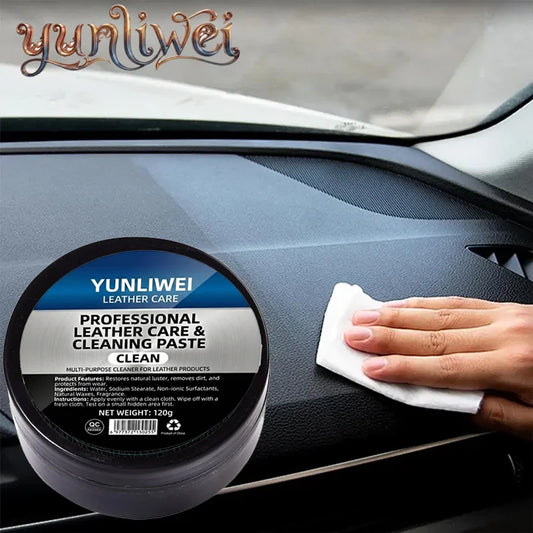 Yunliwei Multipurpose Advanced Leather Care Cream Luxury Car Interior Cleaner and Conditioner Repair Cream Seats Sofas Jackets