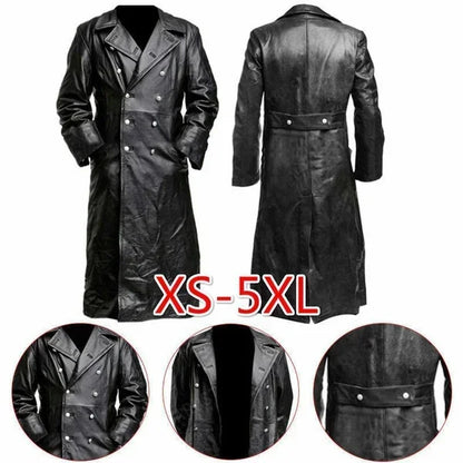 Leather Jacket Men Winter Fleece Motorcycle Faux Leather Jacket Removable Fur Collar Windbreaker Ropa De Hombre Slim Coat