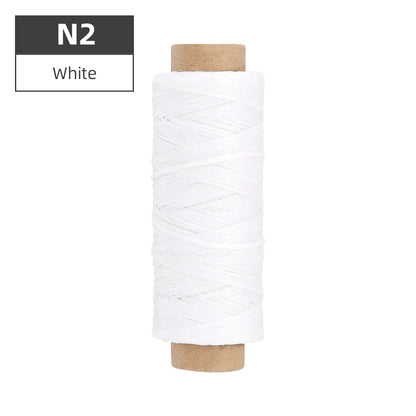 1pcs Leather Waxed Thread, Durable Leather Sewing Thread For Hand Stitching Leather Craft DIY, Leather Shoe Repairing Thread