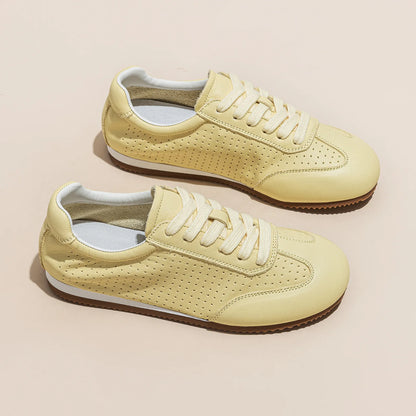 Women's Shoes - 2026 New Style Leather High-heel Dechen Shoes for Women, Retro Casual, Versatile and Sporty, Aigan Shoes Luxury