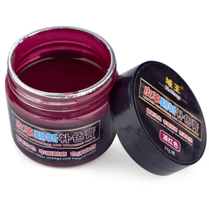 50g/Bottle Leather Coloring Pigment Dye Liquid Leather Repair Refurbish For Car Seat Bag Shoes Sneakers Leather Skin Care Crafts