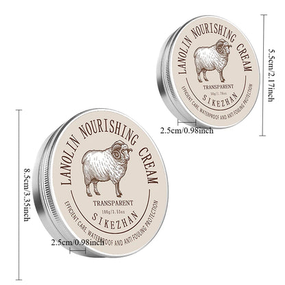 Professional Lanolin Leather Shoe Cream,Shoe Conditioner Balsam for Waterproof&Shining,Leather Care Wax for Shoes,Boots,Bags