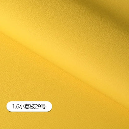 Litchi Pattern Leather Fabric Upholstery Per Meter for Car Interior Bag Chairs Diy Sewing Waterproof Wearable Soft Cloth Plain
