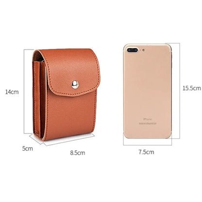 Notebook Accessories PU Leather Digital Storage Bag Portable Data Cable Bag Data Line Pack Laptop