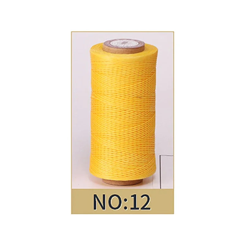 50M 0.8mm Thickness Waxed Thread For Leather Waxed Cord For Diy Handicraft Tool Hand Stitching Thread Flat Waxed Sewing Line