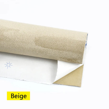 20*30-100*143cm Synthetic Leather Self-adhesive Fabric Car Interior Suede Adhesive Fabrics Door Velvet Decor Cloth DIY Accessory