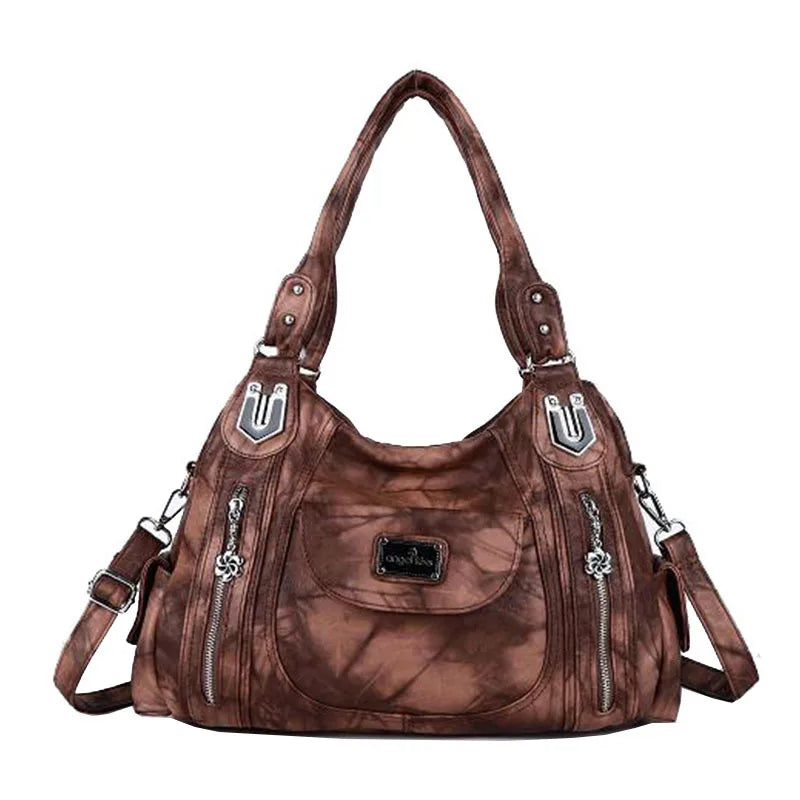 Brand Luxury Women Handbags 2021 High Quality Soft Leather Shopping Tote Bag Multifunction Large Capacity Messenger Shoulder Bag