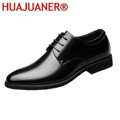 Leather Shoes Men's Breathable Black Soft Leather Soft Bottom Spring And Autumn Best Man Men's Business Formal Wear Casual Shoes