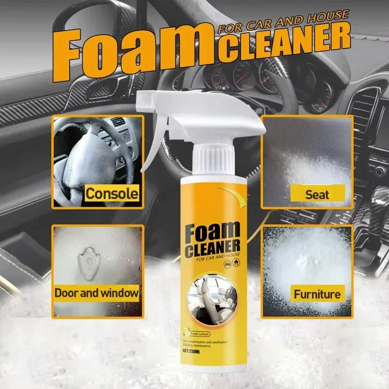 Car interior cleaning agent, special car wash solution, leather ceiling multi-function foam cleaning artifact Accessories