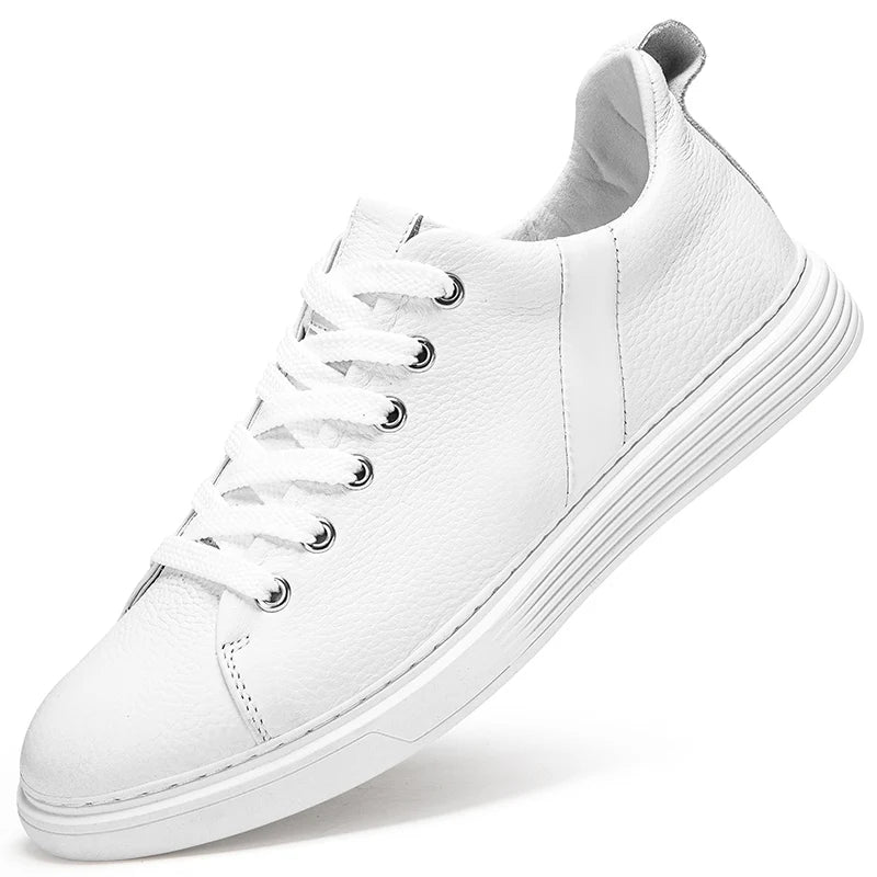 Genuine leather men's board shoes Classic minimalist design style Office and driving Daily Office Business Party Quality shoes
