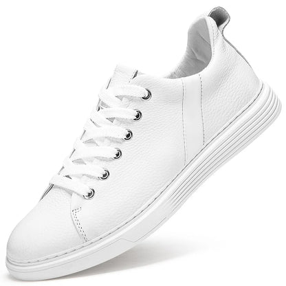 Genuine leather men's board shoes Classic minimalist design style Office and driving Daily Office Business Party Quality shoes
