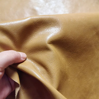 0.8/1mm Brown Oil Wax Sheepskin. First Layer Leather. Real Leather Fabric. Manual DIY For Bag Leather Repair. Whole Sheepskin