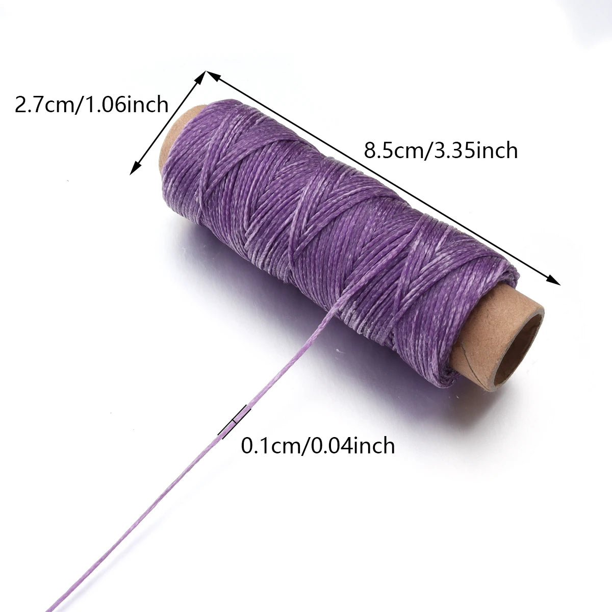 50yards/lot Polyester Flat Waxed Thread 150D 1mm Leather Sewing String Cord For Leathercraft Bookbinding Hand Stitching Thread
