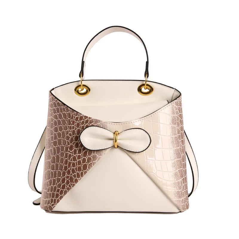 2026 New Women's Handbag Fashion High Quality Bow Women's Shoulder Bag Advanced Versatile Multi Functional Mobile Storage Bag