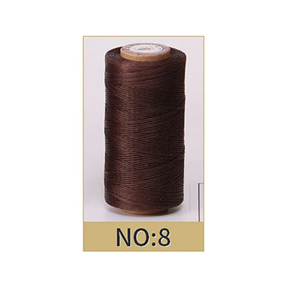 50M 0.8mm Thickness Waxed Thread For Leather Waxed Cord For Diy Handicraft Tool Hand Stitching Thread Flat Waxed Sewing Line