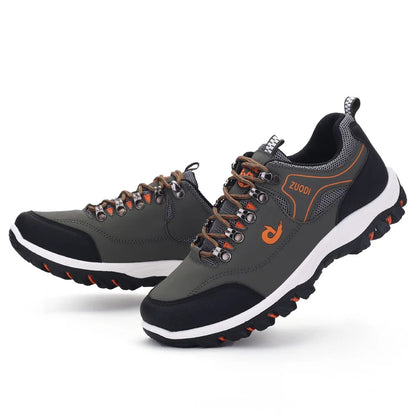Men's leather Casual Shoes, Men's Sports Shoes, Spring,Autumn,Winter Shoes, Men's Tennis lightweight Wear-resistant Hiking Shoes