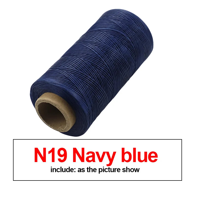 260M 150D Thickness Waxed Thread For Leather Waxed Cord For Diy Handicraft Tool Hand Stitching Thread Flat Waxed Sewing Line