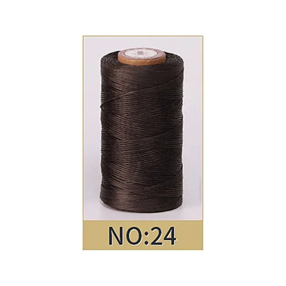 50M 0.8Mm Thickness Waxed Thread For Leather Waxed Cord For Diy Handicraft Tool Hand Stitching Thread Flat Waxed Sewing Line