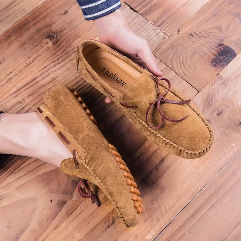 Leather Men Casual Shoes Luxury Brand comfortable Slip on Formal Loafers Men Moccasins Italian Soft Male Driving Shoes