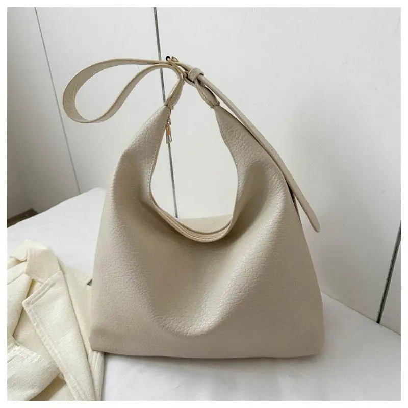 Fashion Leather Tote Bag For Women Trend Female Simple Large High Capacity Shoulder Bag Women Handbags Messenger Bags