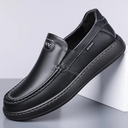 Classic Men's Business Loafers Thick-Soled Comfortable Driving Shoe High-Quality Lightweight And Anti-Slip Walking Shoe
