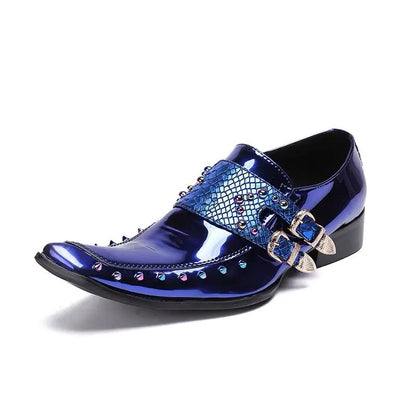 Summer Leather Shoes Men's Pointed Toe Youth Business Men's Shoes Spring and Summer New Men's British Casual Shoes