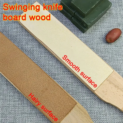 Leather for Knife Sharpening with Polishing Compound - Double Sided Stropping Leather : Knife for Wood Carving and Woodworking.