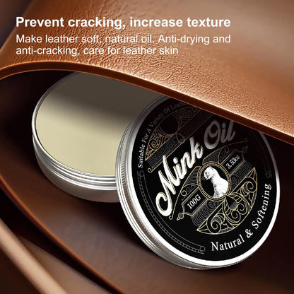100g Leather Care Cream Paste Natural Leather Conditioner Genuine leather mink cream care oil Refurbishing Restoration Agent