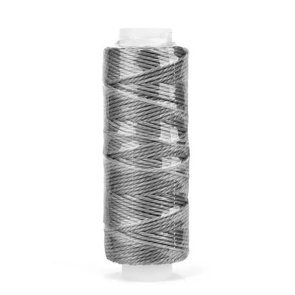 0.65mm Leather Waxed Thread Cord Polyester Coated Sewing Thread DIY Handmade Leather Stitching Rope Bracelets Jewelry 25M