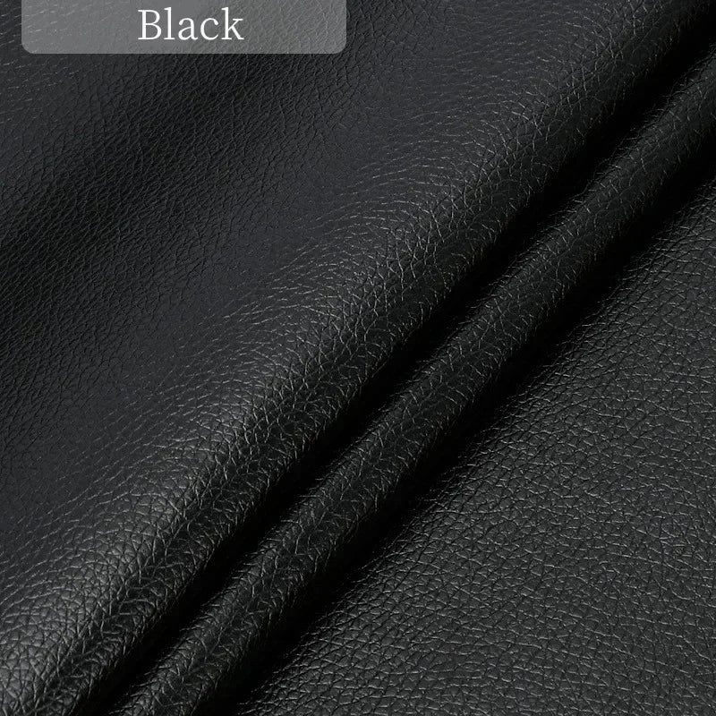 Black Leather Repair Patche Tape Self Adhesive Leather Patches Sofas Couch Seat Cuttable Refinisher High Viscosity Fix Stickers