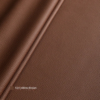 Litchi Textured PU Leather Fabric Thickened for Sofa Car Seats Designer Handmade Diy Sewing Material Cloth By The Meter