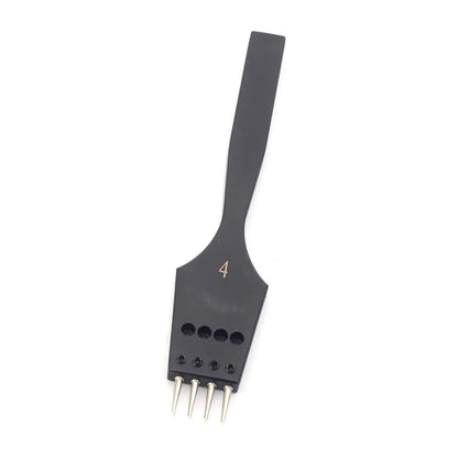 Leather Punch Tool Sharp Head Replaceable Pricking Iron Removable Round Hole Punch DIY Leather Craft Chisel 4 Size Available