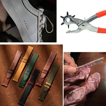 Leather Hole Punch Leather Tools Multifunctional Ordinary Carbon Steel Belt Puncher Punching Tool Belt Hole Puncher Crafts Tool