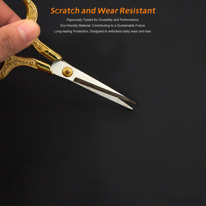 No Self-adhesive - Nappa Faux Leather - Soft, Waterproof & Scratch-Resistant for Sofa, Car Seats, Bags - Without Self-adhesive