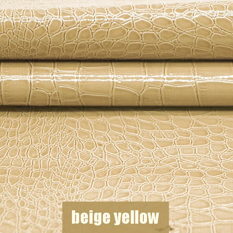 Crocodile Texture Self Adhesive Artificial Leather Repair Patch Repairing Sofas Furniture Seats DIY Leather Synthetic Leather