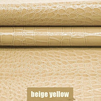 Crocodile Texture Self Adhesive Artificial Leather Repair Patch Repairing Sofas Furniture Seats DIY Leather Synthetic Leather
