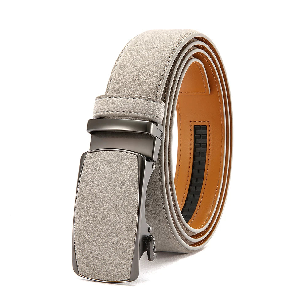 Men Leather Belt Automatic Buckle High Quality Male Leather Strap Luxury Jeans for Men Men Accessori