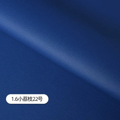 Litchi Pattern Leather Fabric Upholstery Per Meter for Car Interior Bag Chairs Diy Sewing Waterproof Wearable Soft Cloth Plain