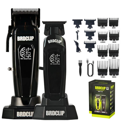 BRD 106 107 609 BRDCLIP Professional Electric Hair Clipper Hair Trimmer DLC Blade with Base 7500RPM 8000RPM 7000RPM Barber Set