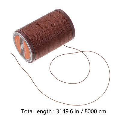 1PC 0.45mm Round Waxed Thread Leather Sewing Thread Hand Stitching Thread Waxed Linen Thread For Book Binding Diy Sewing Craft
